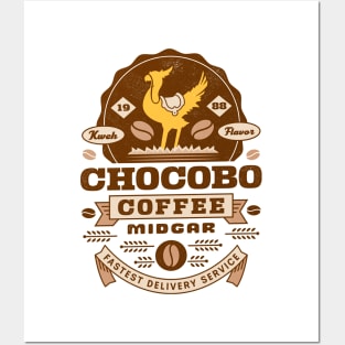 Chocobo Coffee Vintage Posters and Art